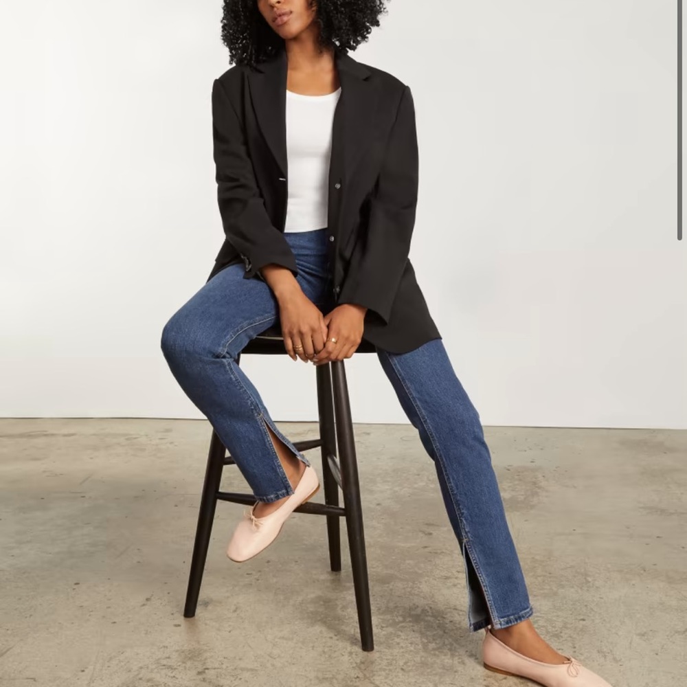 Everlane Cheeky Split Hem Jeans